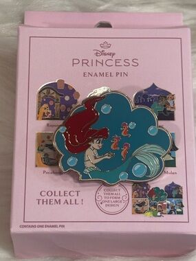 New Disney Boxlunch Exclusive Princess Puzzle Blind Box Enamel Pin - Ariel Pin